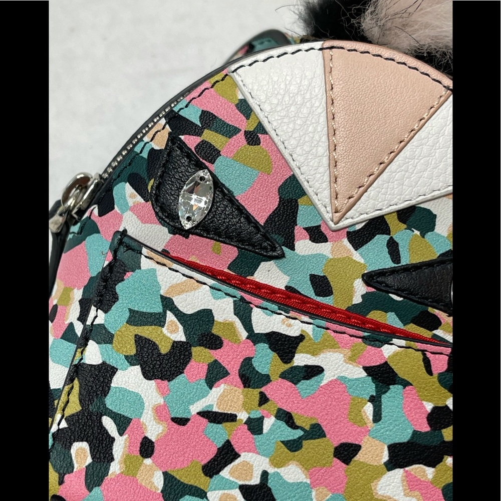 FENDI Monster Mini Backpack Charm Keychain - Picture 7 of 7